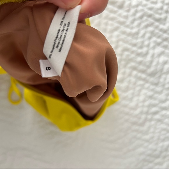 NWT Nu Swim Yellow Bikini Set - Picture 3 of 4